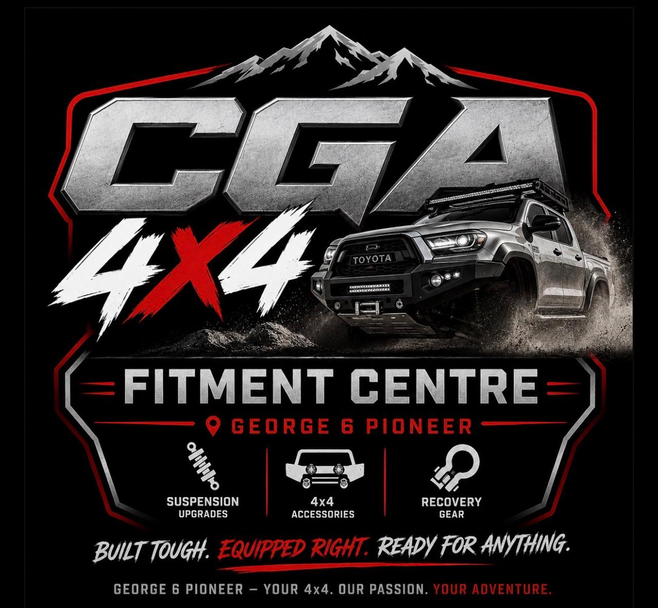 CGA 4x4 Fitment centre in George, South Africa logo